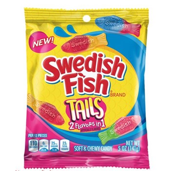Swedish Fish Big Tails Peg Bag (141g)