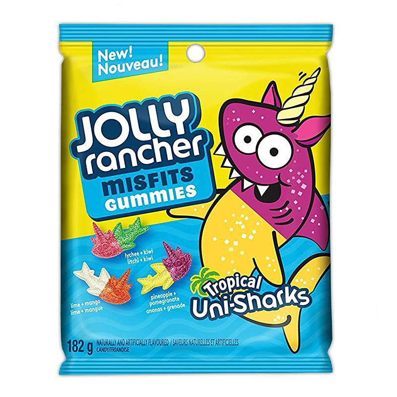 Jolly Rancher Tropical Misfit Gummies (Canadian)