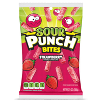 Sour Punch Bites Strawberry Peg Bag (141g)