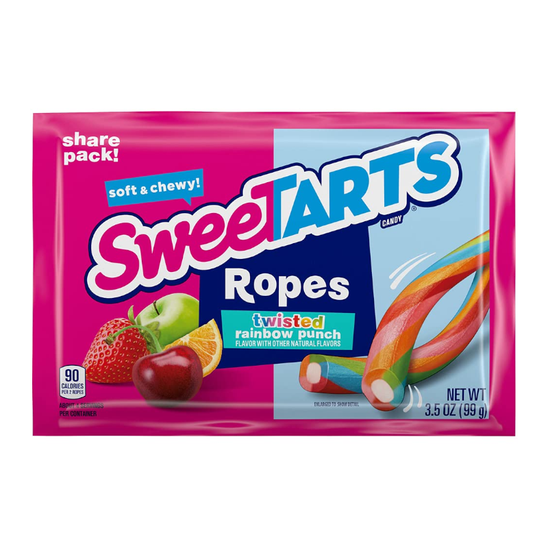 Sweetart Twisted Ropes 3.5oz