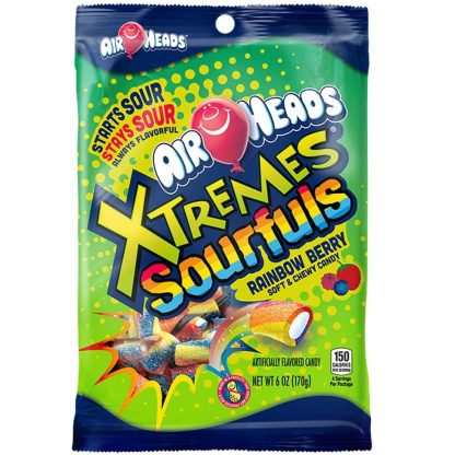 Airheads Xtremes Sourful Rainbow Berry Peg Bag (170g)