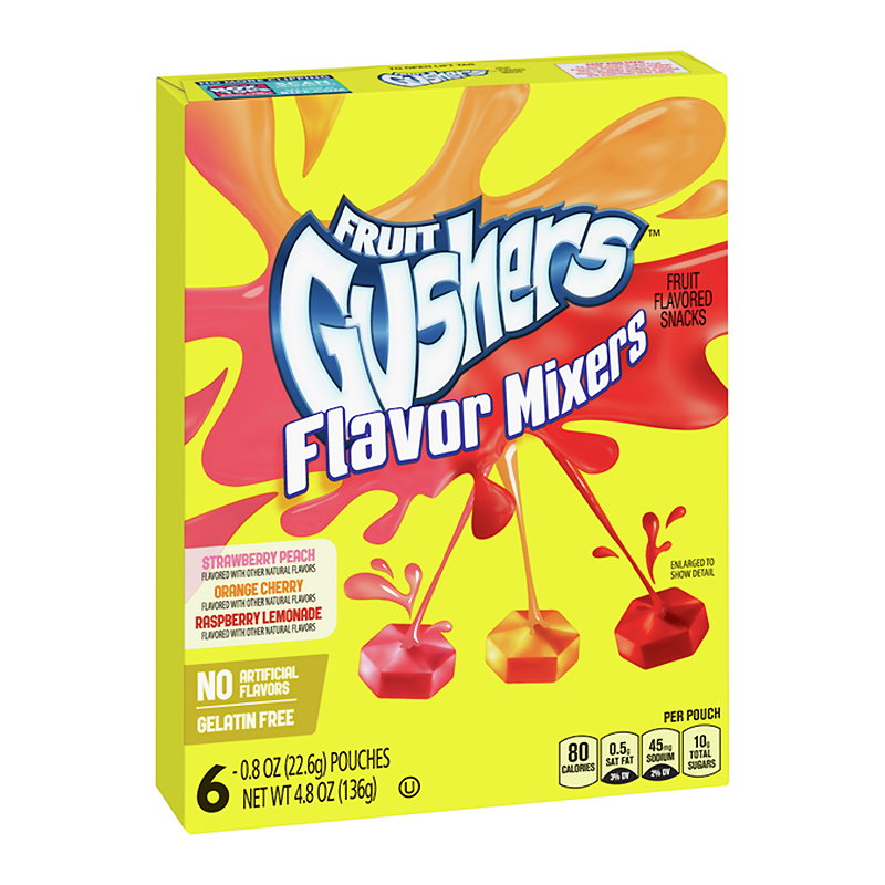 Fruit Gushers Flavour Mixers (136g)