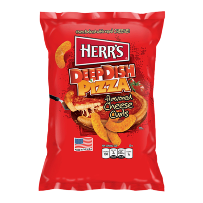 Herr’s Deep Dish Pizza Curls (198g)