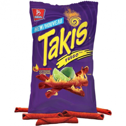 Takis Fuego Hot Chili Pepper and Lime Tortilla Chips (56.7)