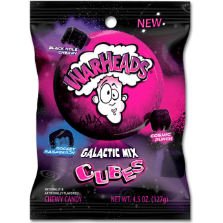 Warhead Cubes Galactic Mix Peg Bag