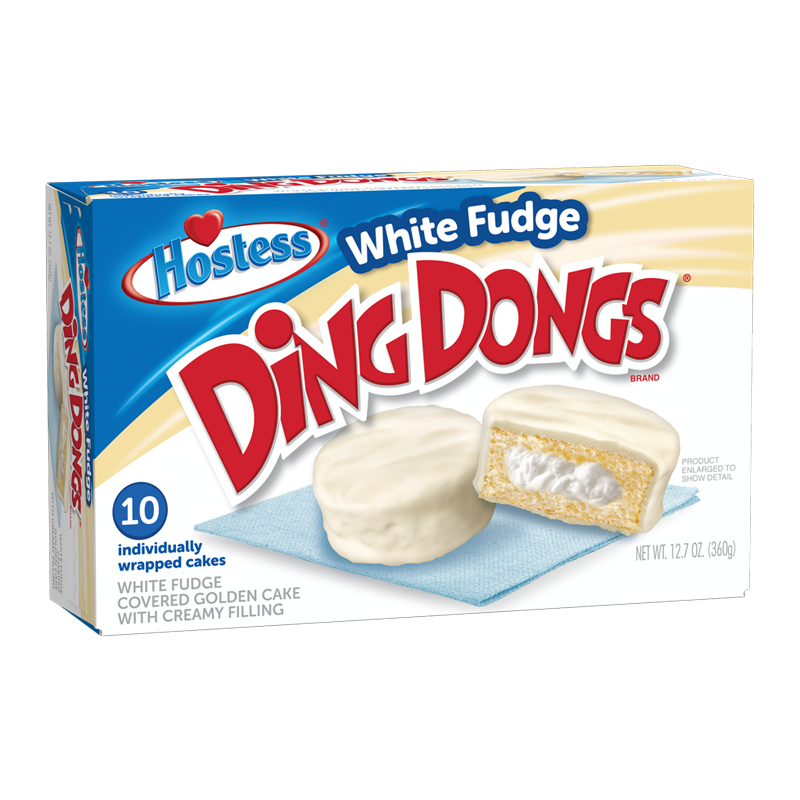 Hostess White Fudge Ding Dongs (Single)